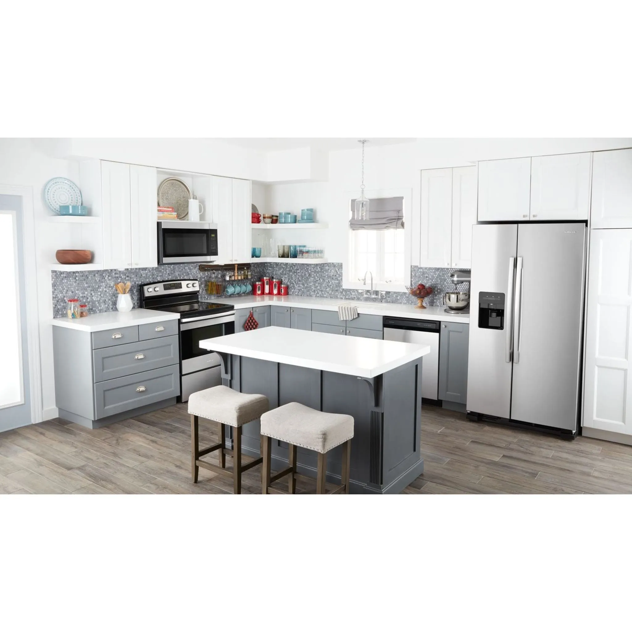 Amana 33" Side-by-Side Refrigerator with Dual Pad External Ice and Water Dispenser (ASI2175GRS)