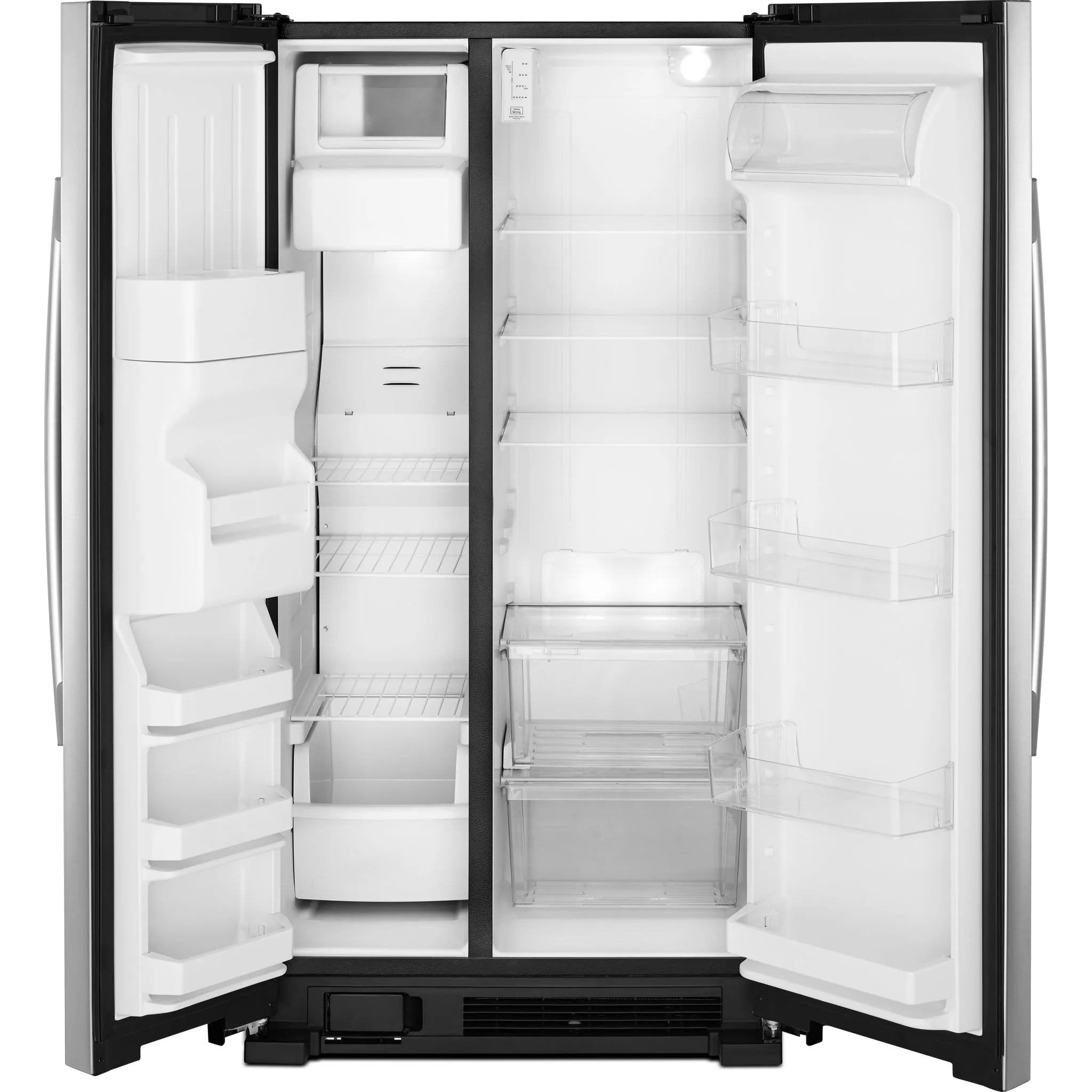 Amana 33" Side-by-Side Refrigerator with Dual Pad External Ice and Water Dispenser (ASI2175GRS)