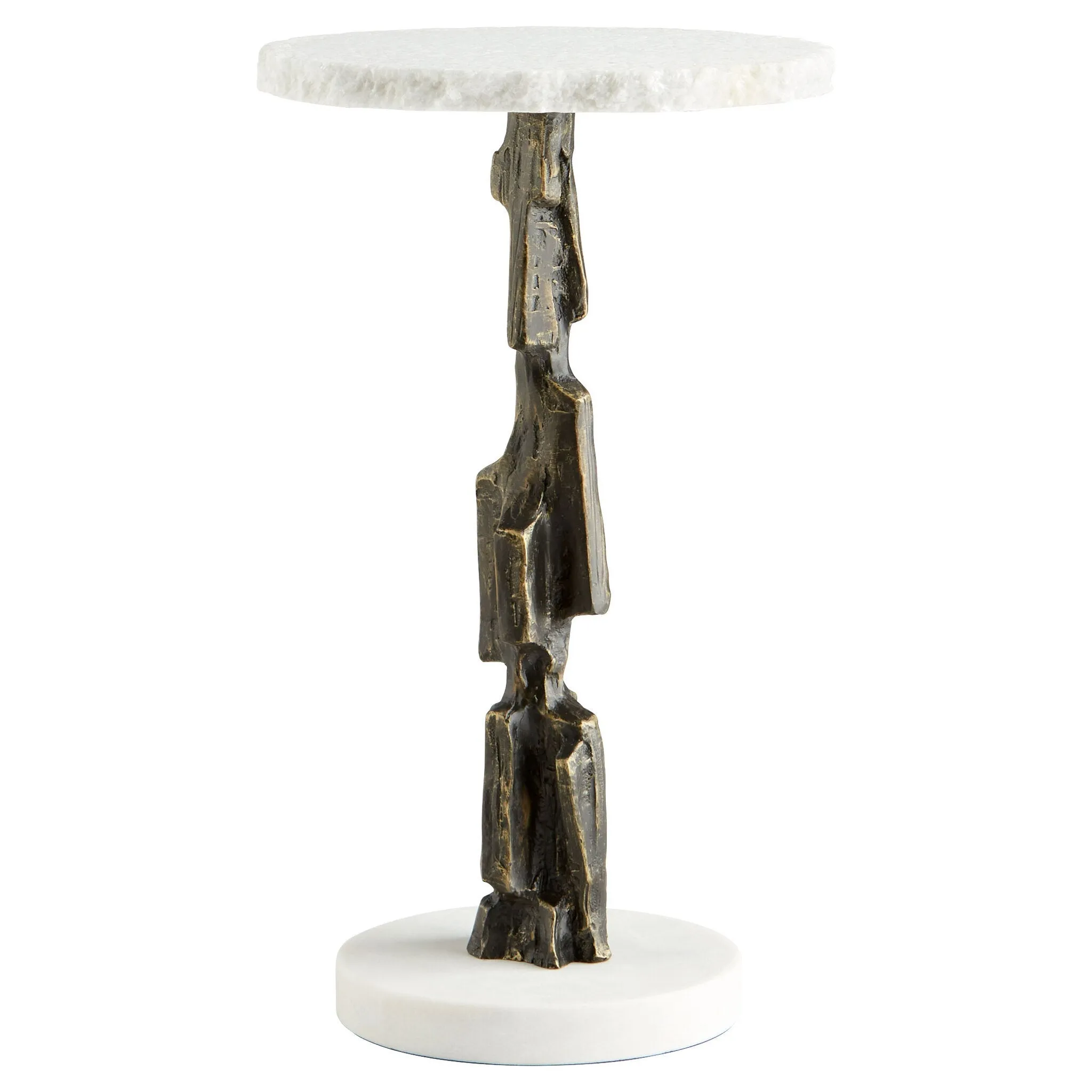 Amida Side Table|Brz |Wht by Cyan
