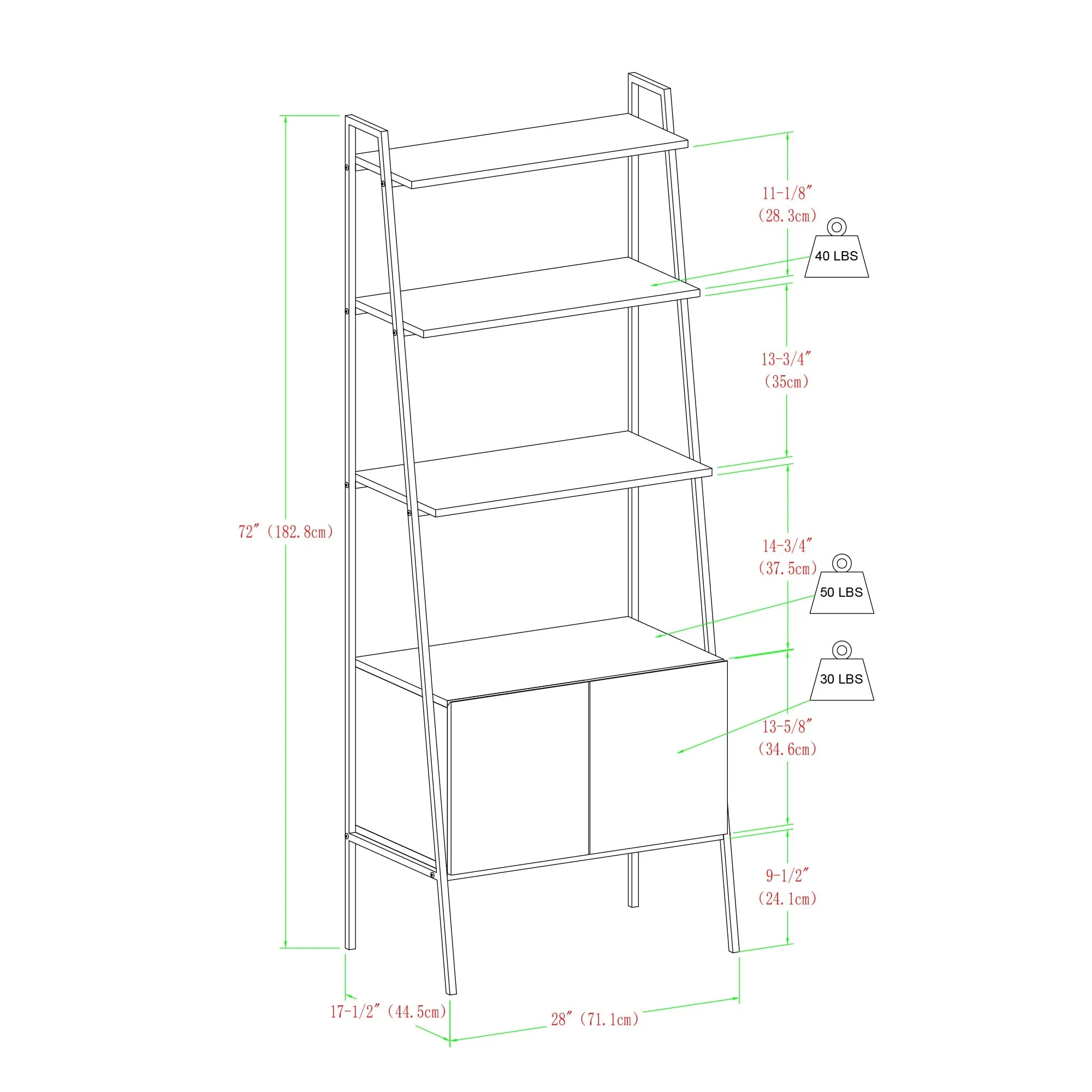 Arlo Storage Bookshelf