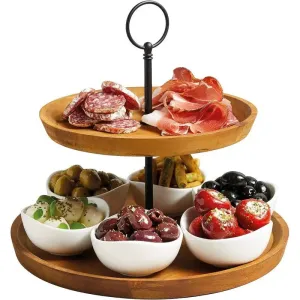 Artesà Appetiser Two Tier Serving Set