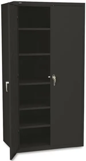 Assembled Storage Cabinet 36W X 24 1/4D X 71 3/4H Black