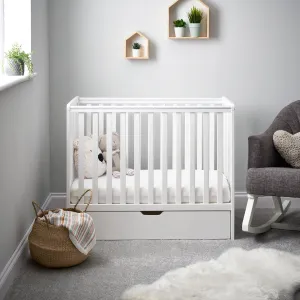 Bantam Space Saver Cot   Under Drawer - White