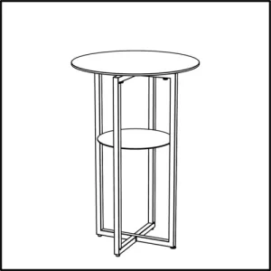 Bauscher Hepp VE-24027 Folding Table