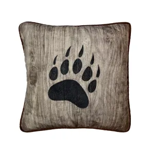 Bear Mirage Bear Paw Deco Pillow