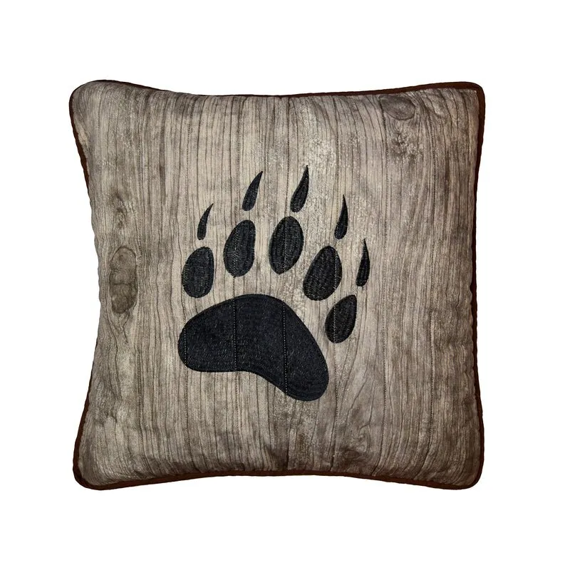 Bear Mirage Bear Paw Deco Pillow