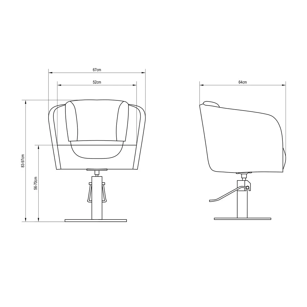 Beauty Salon Hairdressing Styling Chair Blayney