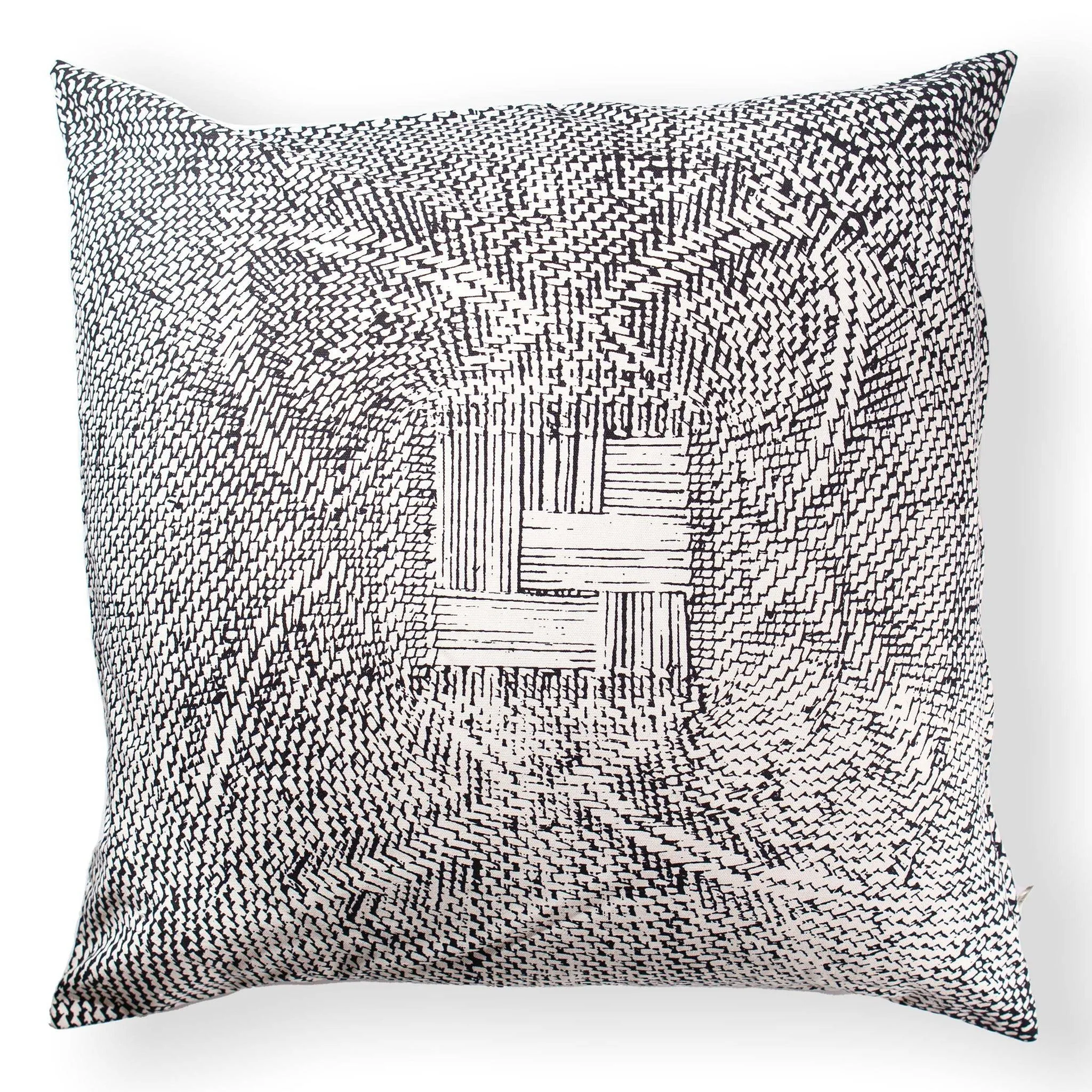 Binga Black White Throw Pillows