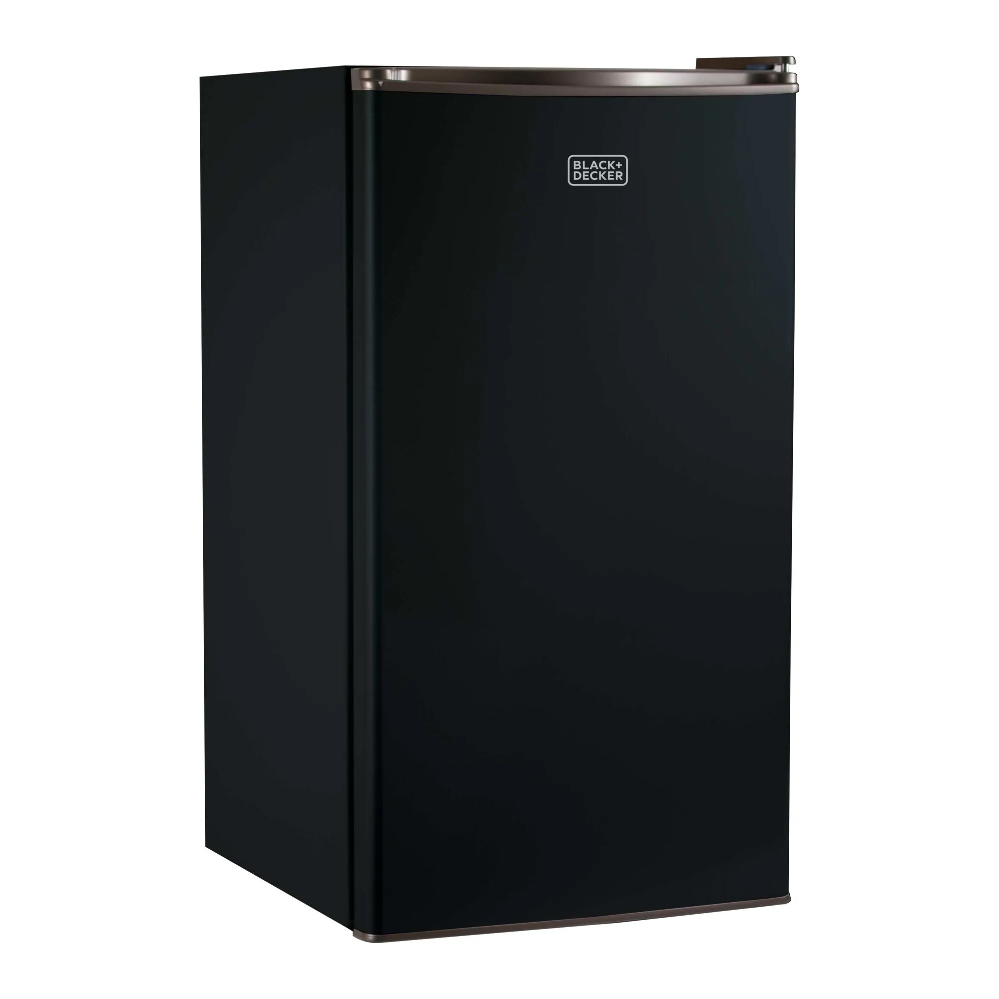 Black Compact Refrigerator Energy Star Single Door, 3.2 Cu. Ft.