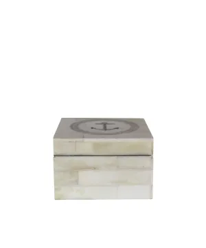 Bone Clad Storage Box with Anchor