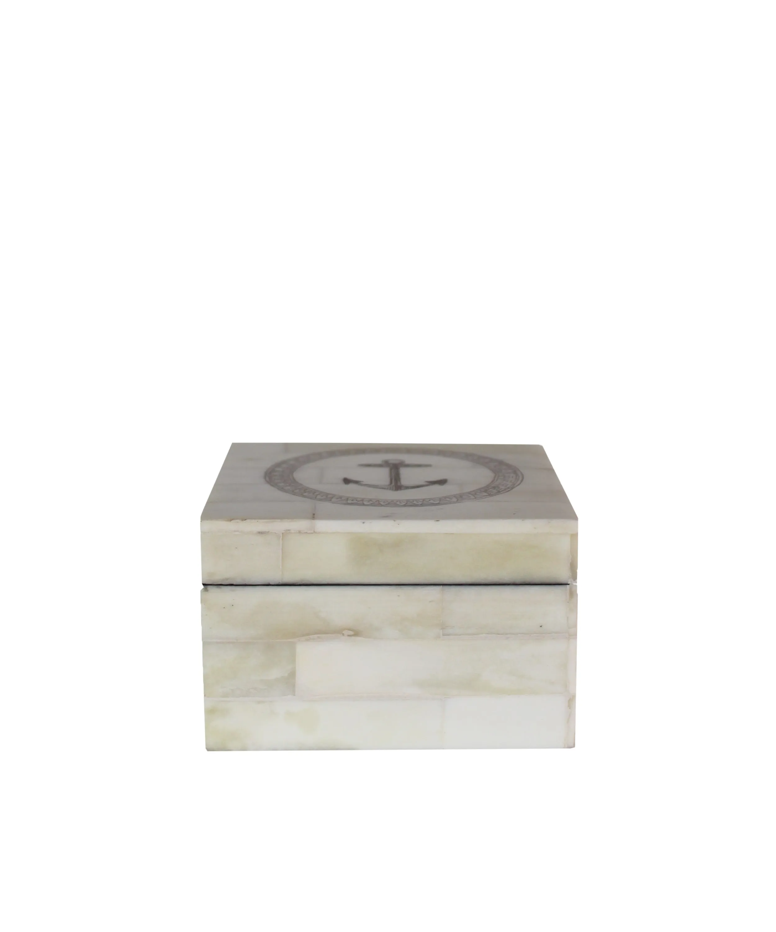 Bone Clad Storage Box with Anchor