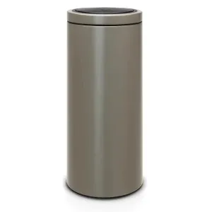 Brabantia Touch Bin Flat Lid 30L - Platinum