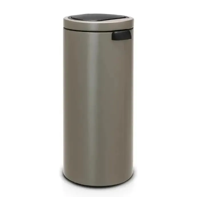 Brabantia Touch Bin Flat Lid 30L - Platinum