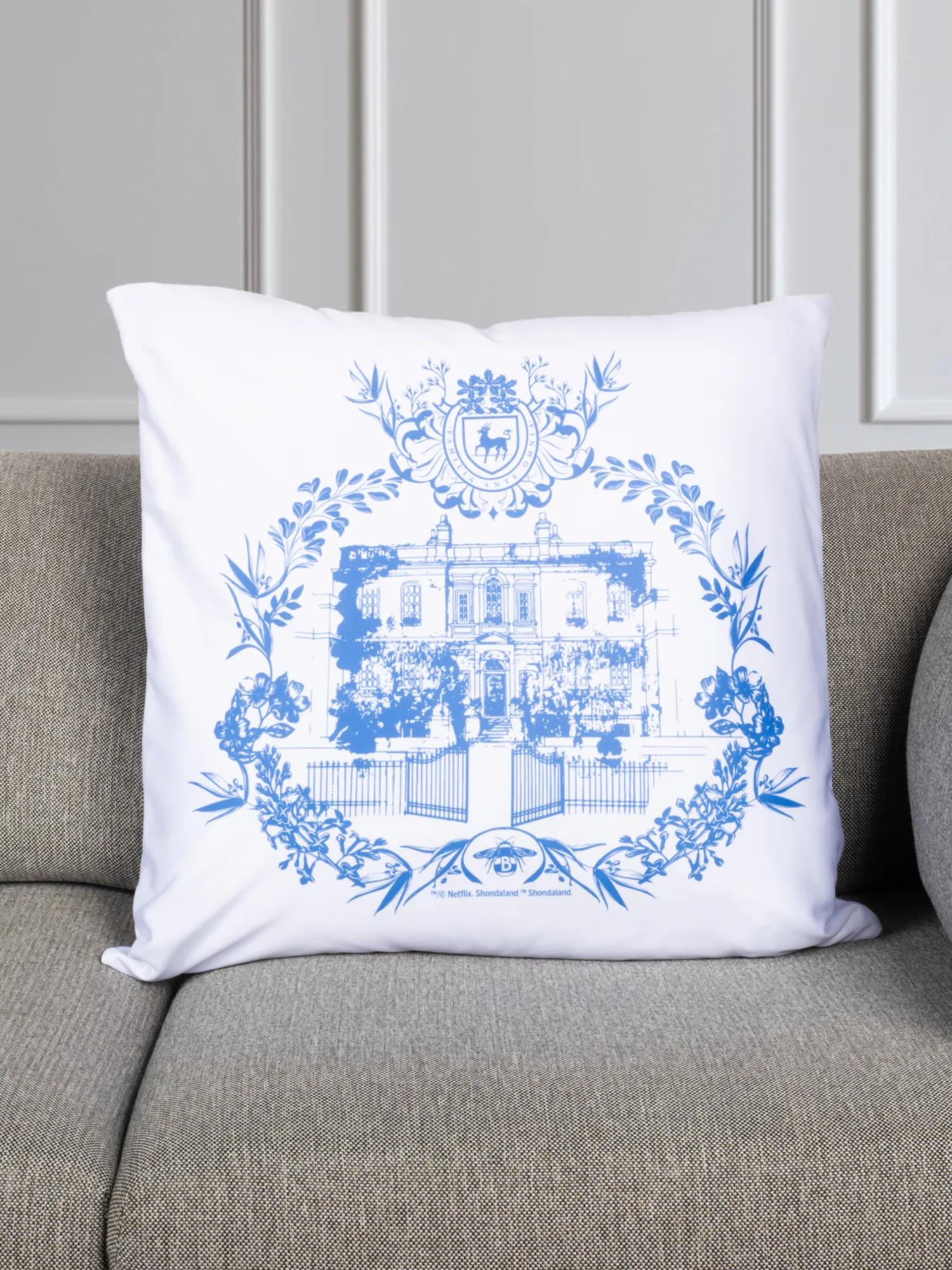 Bridgerton Family Home Pillow
