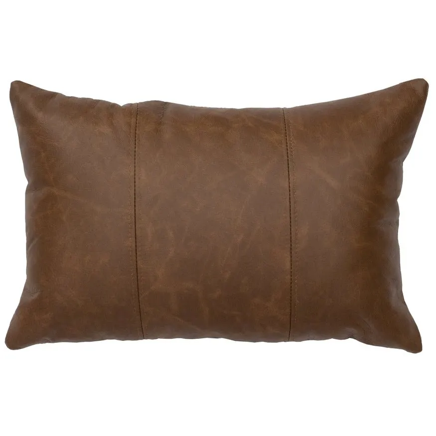 Butte Leather Pillow