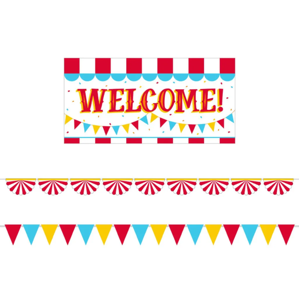 Carnival Decor Banner Kit