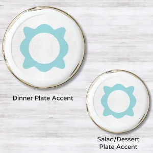 Caroline (Blue) Plate Accents