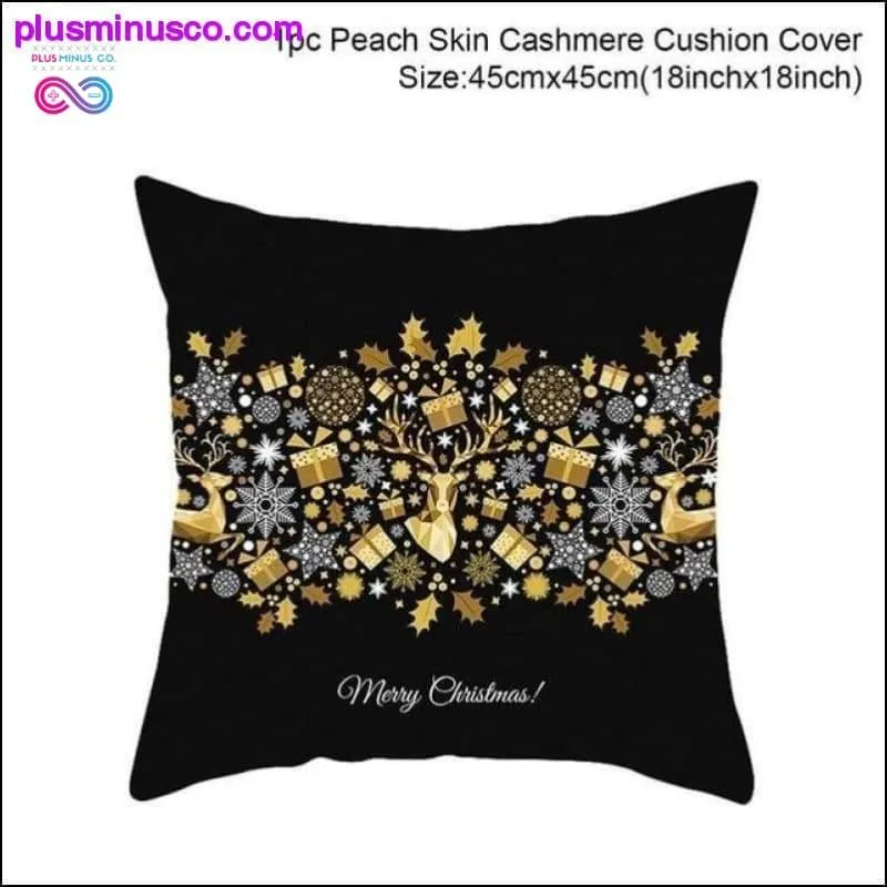 Christmas Pillowcase Home Decor at PlusMinusCo.com