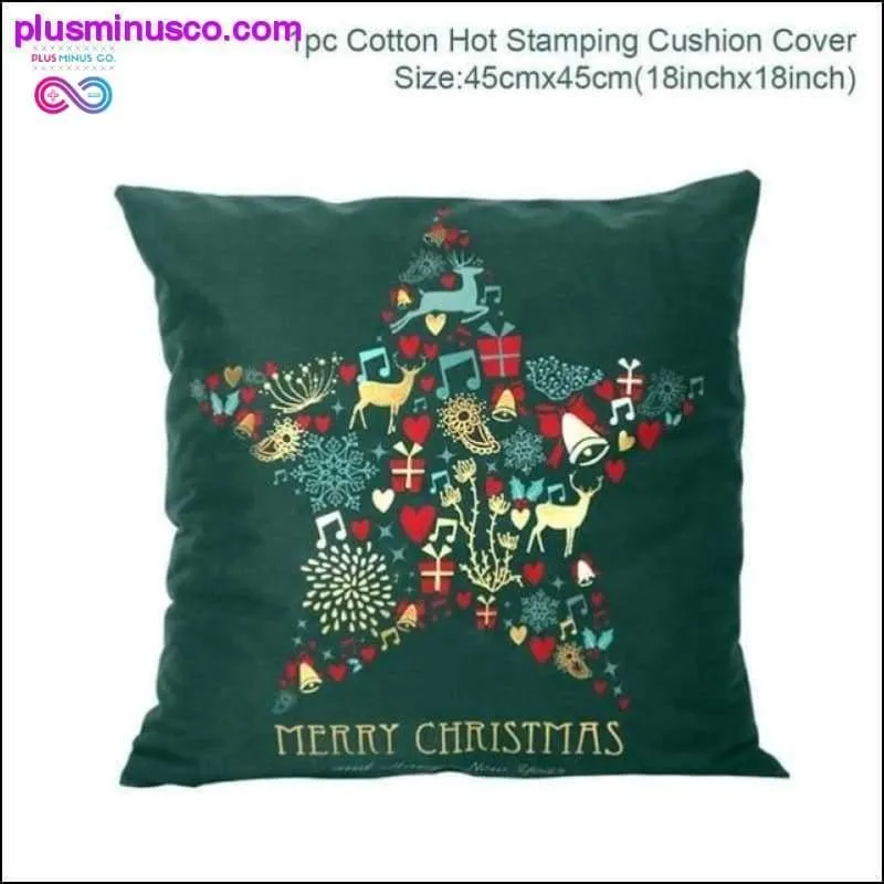 Christmas Pillowcase Home Decor at PlusMinusCo.com