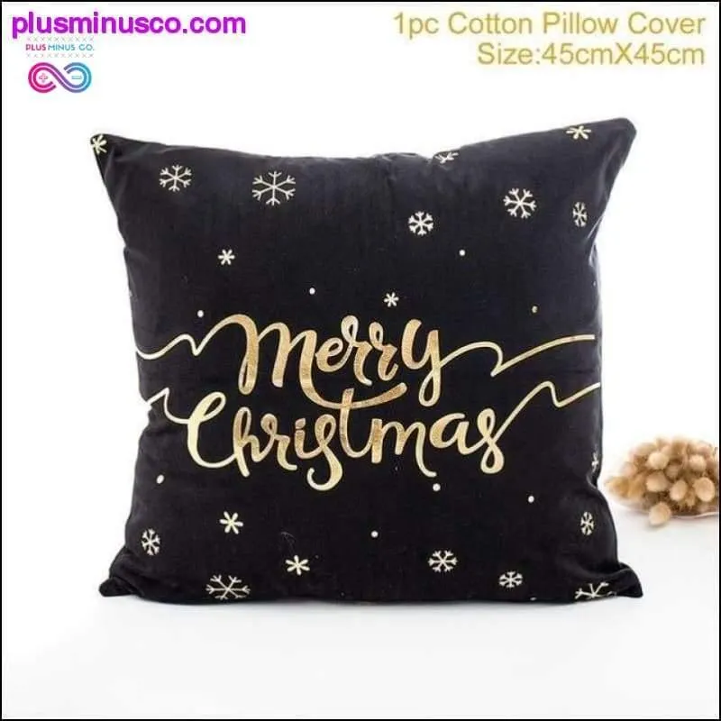 Christmas Pillowcase Home Decor at PlusMinusCo.com