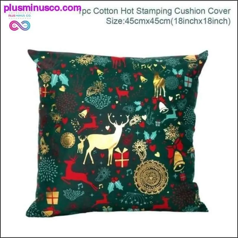 Christmas Pillowcase Home Decor at PlusMinusCo.com
