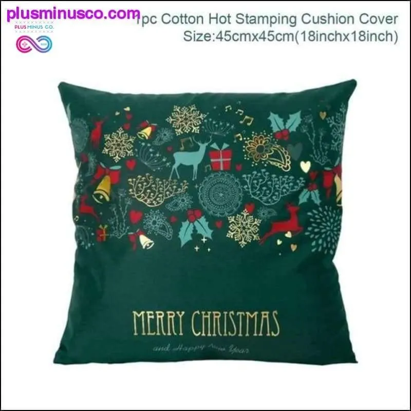 Christmas Pillowcase Home Decor at PlusMinusCo.com