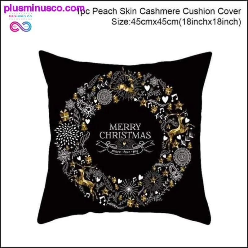 Christmas Pillowcase Home Decor at PlusMinusCo.com