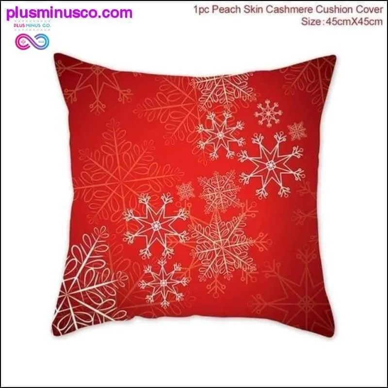 Christmas Pillowcase Home Decor at PlusMinusCo.com