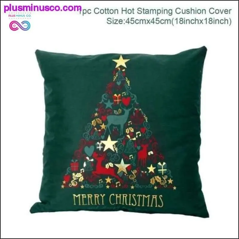 Christmas Pillowcase Home Decor at PlusMinusCo.com