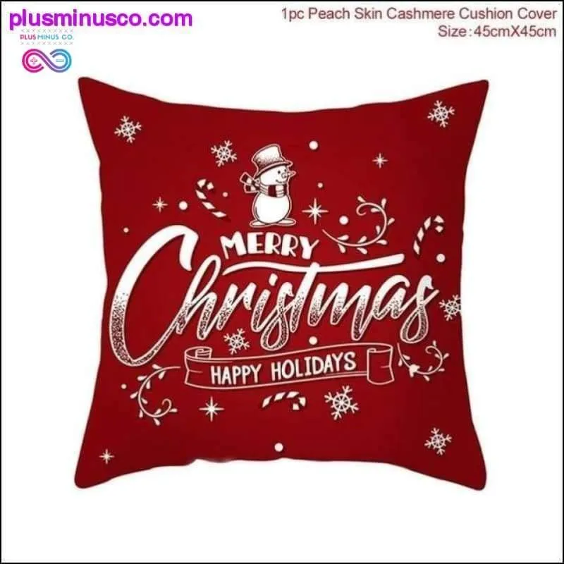 Christmas Pillowcase Home Decor at PlusMinusCo.com
