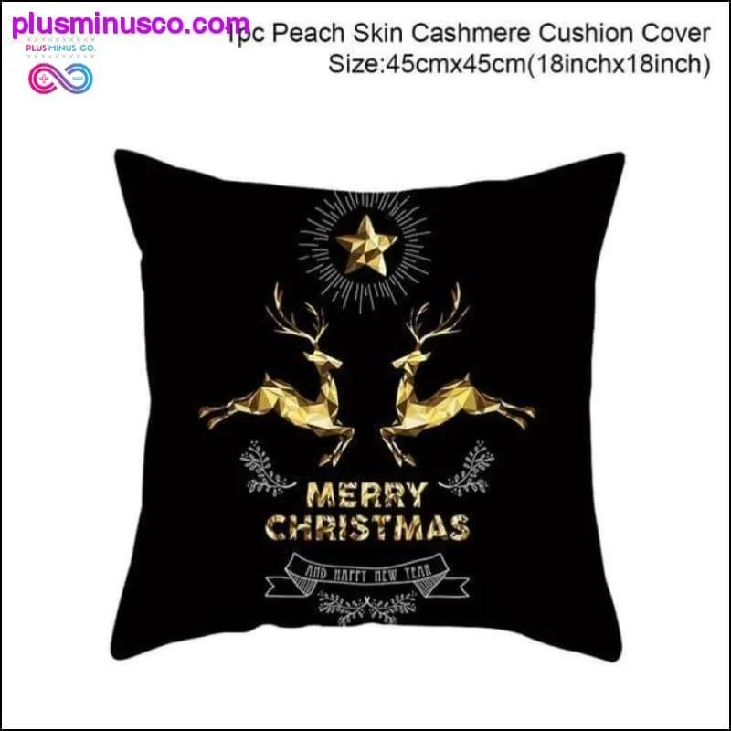Christmas Pillowcase Home Decor at PlusMinusCo.com