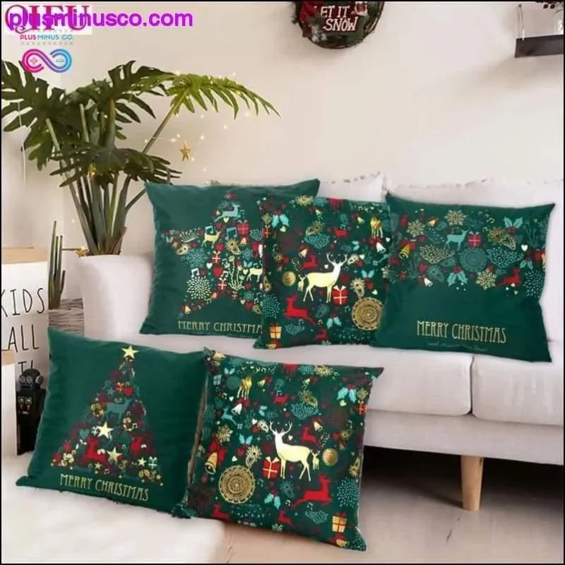 Christmas Pillowcase Home Decor at PlusMinusCo.com