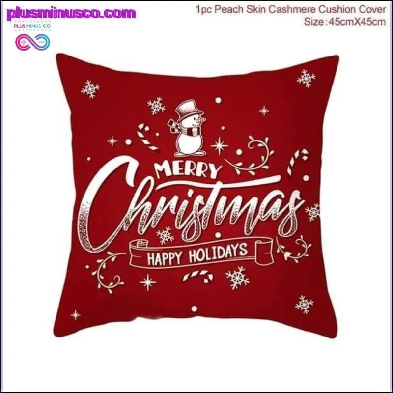 Christmas Pillowcases for Home Decor at PlusMinusCo.com