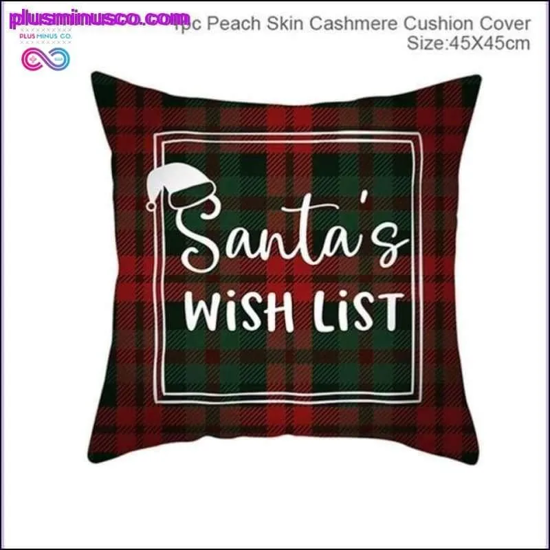 Christmas Pillowcases for Home Decor at PlusMinusCo.com