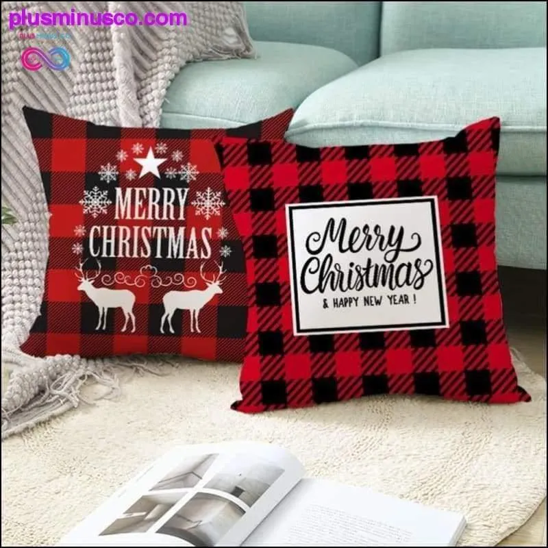 Christmas Pillowcases for Home Decor at PlusMinusCo.com