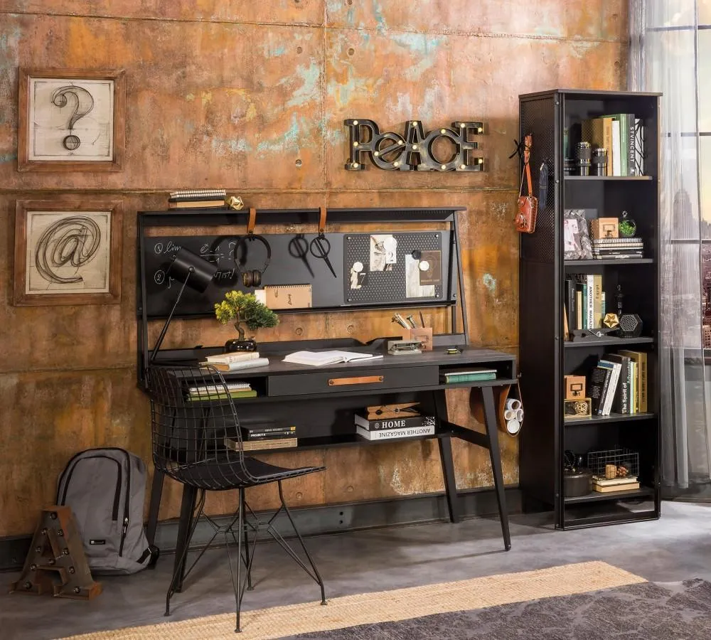 Cilek Dark Metal Bookcase