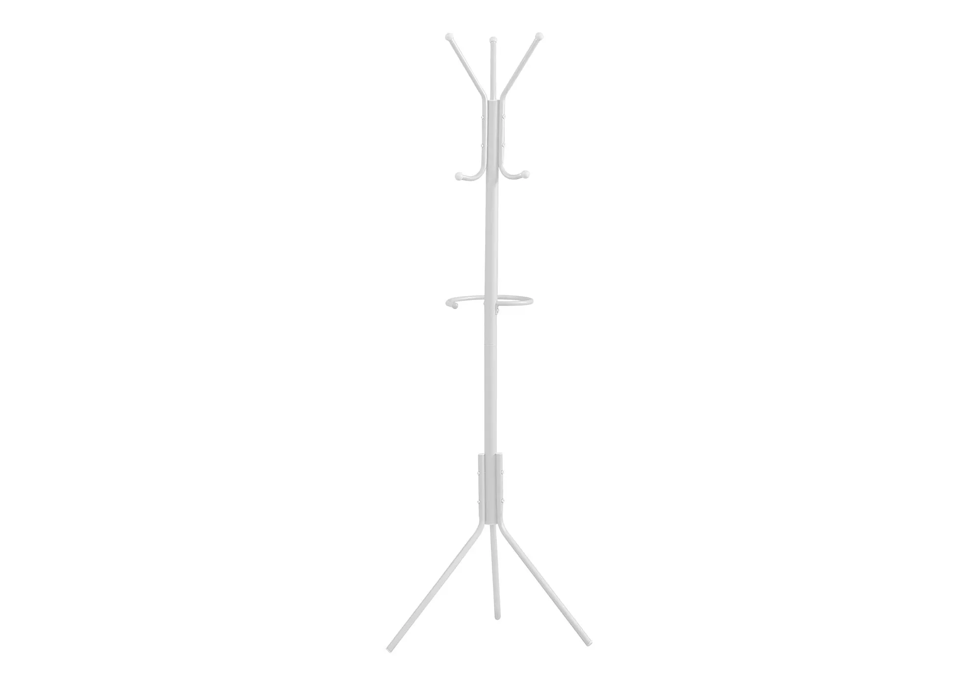 Coat Rack, Hall Tree, Free Standing, Hanging Bar, 6 Hooks, Entryway, Contemporary & Modern by Couch.com
