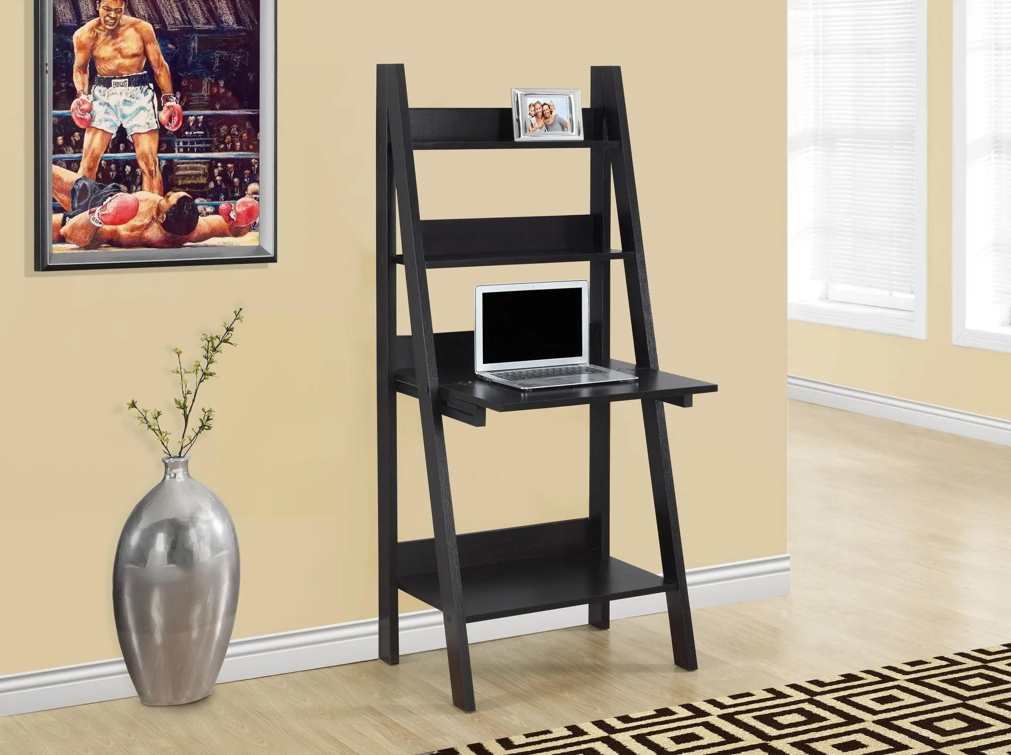 Computer Desk For Home Office, Laptop, Leaning, Storage Shelves by Couch.com