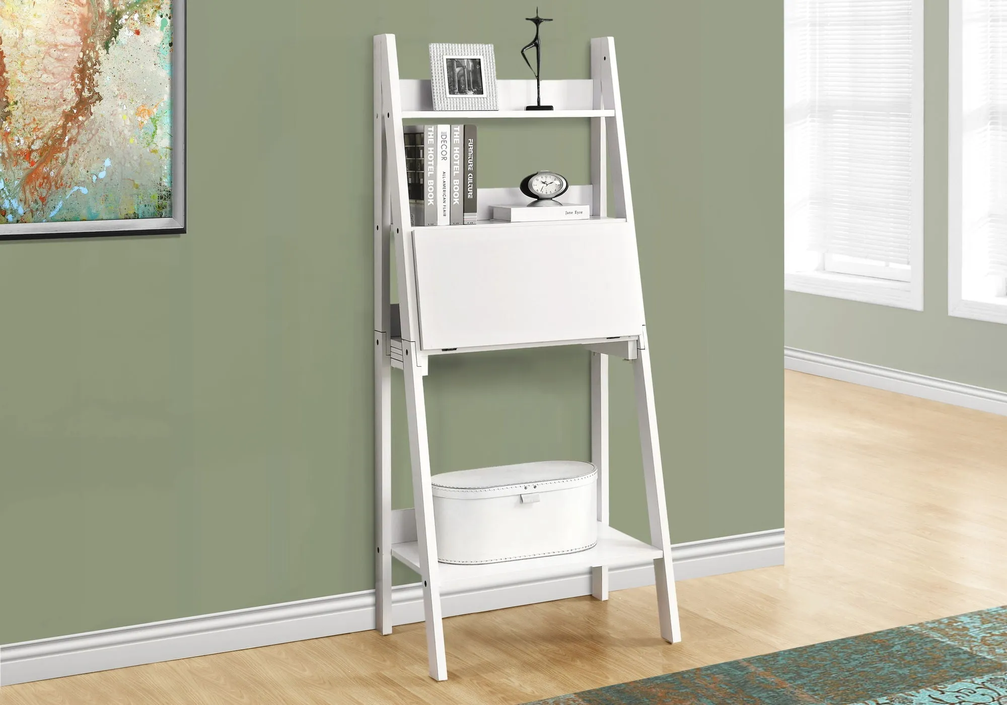 Computer Desk For Home Office, Laptop, Leaning, Storage Shelves by Couch.com