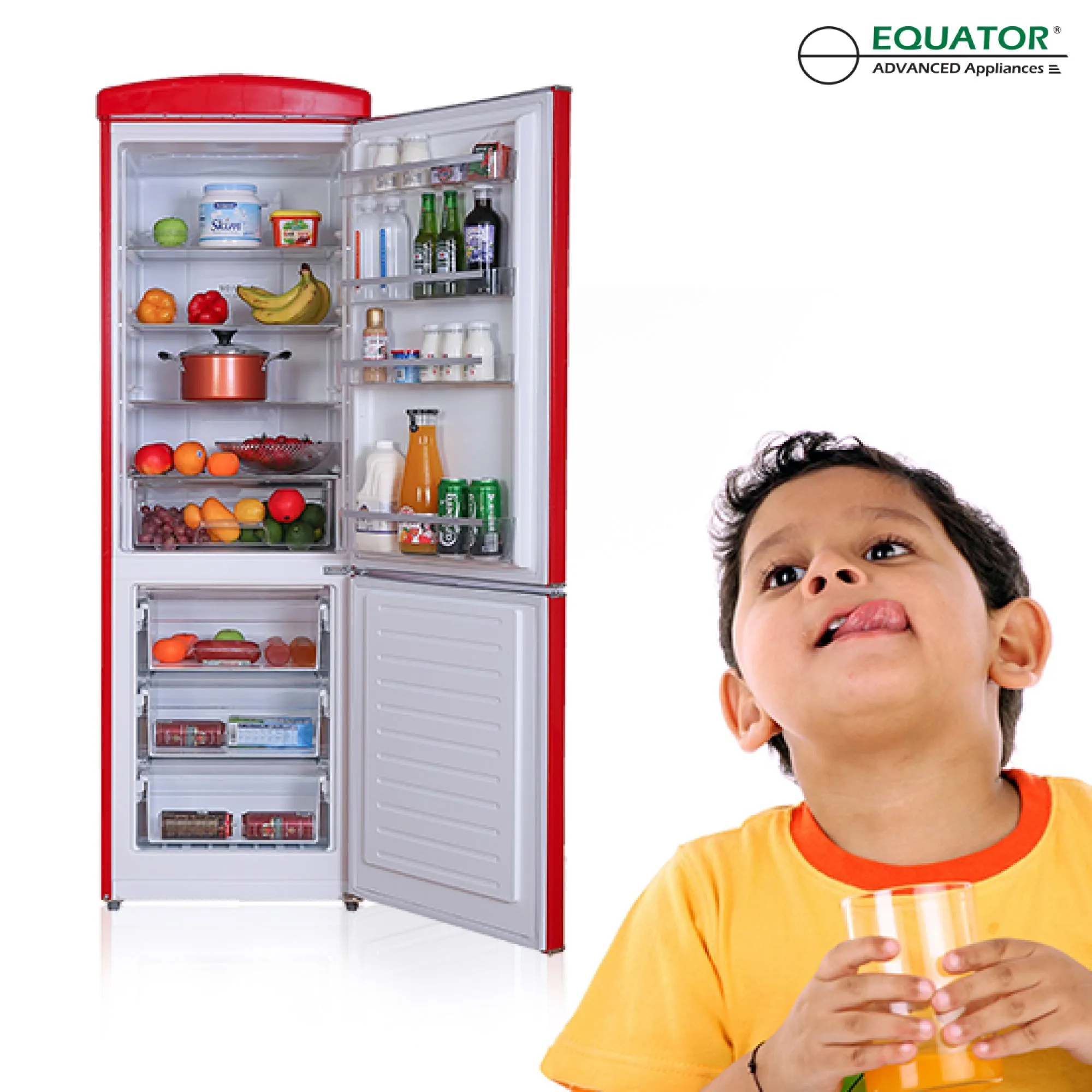 Conserv 24in RETRO BOTTOM MOUNT 11cf Refrigerator Fast Freeze 110V