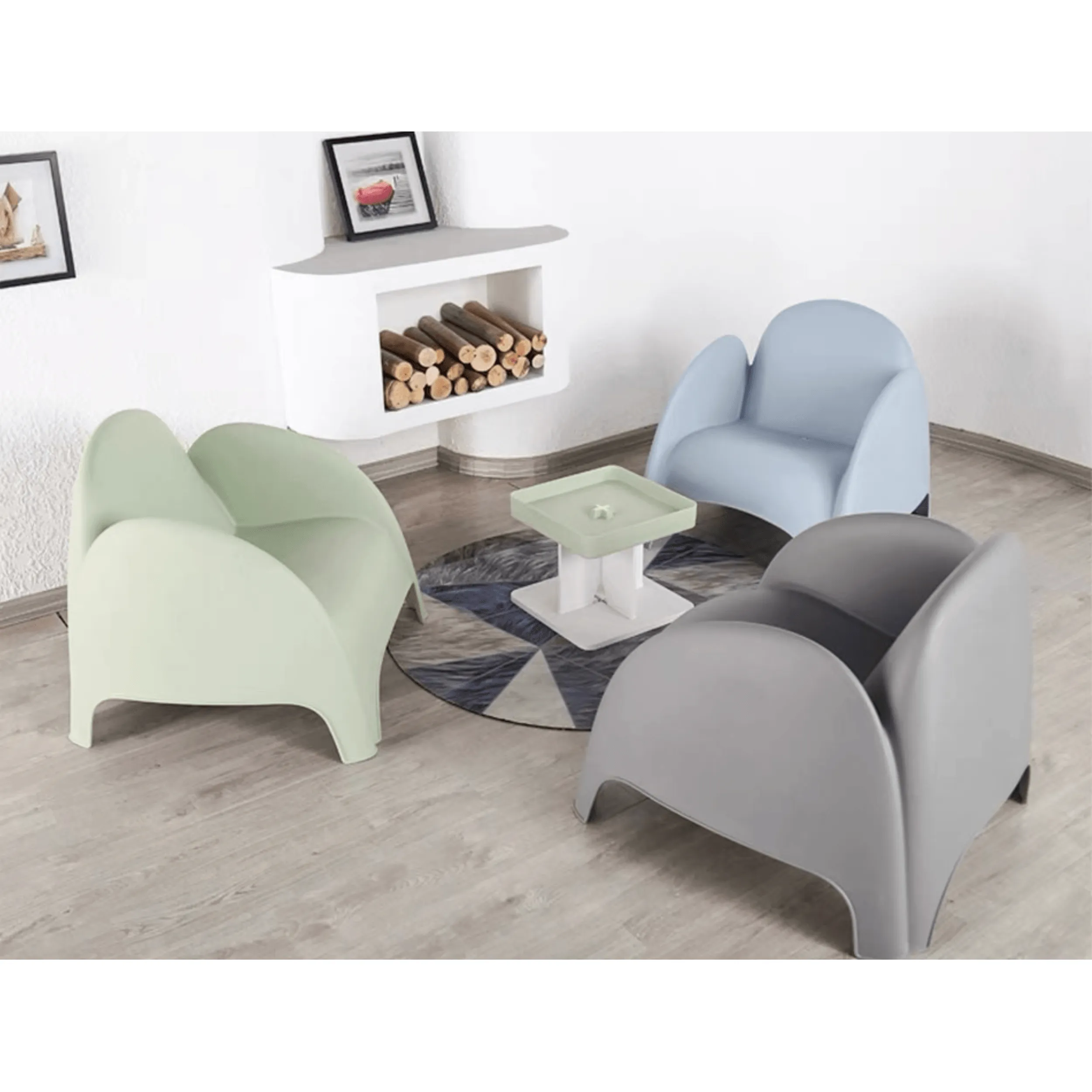 COZONI Ape Stackable Armchair