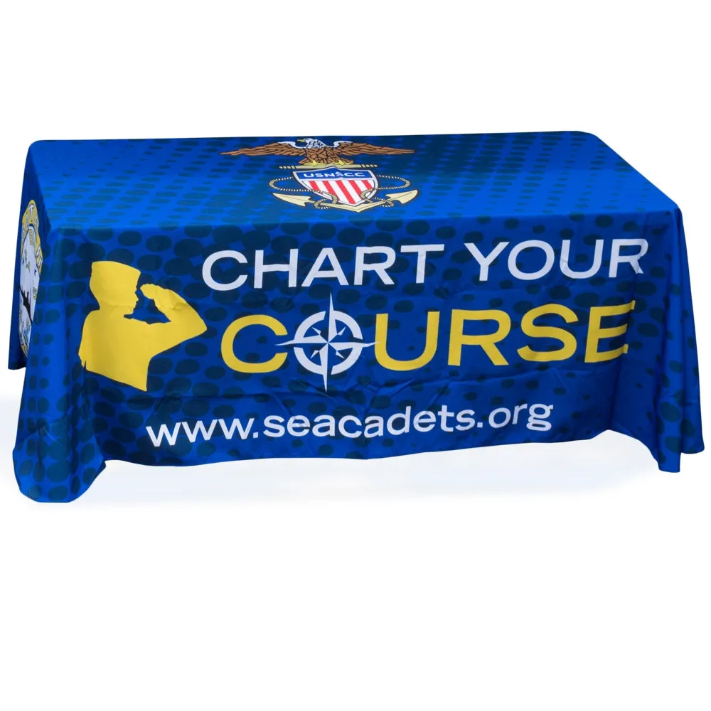 Custom Dye Sublimated Drape Table Cover