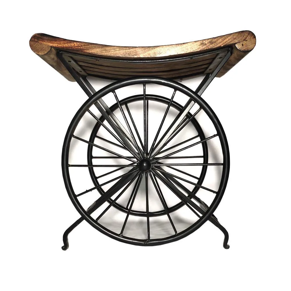 Delux Wood Carver Wooden handicrafts Table // Table for Decor//Multfunctional for Living Room,Bedroom,Laundry Room or Garden//Curved Design -