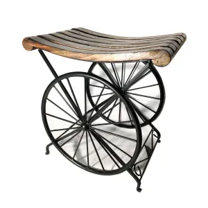 Delux Wood Carver Wooden handicrafts Table // Table for Decor//Multfunctional for Living Room,Bedroom,Laundry Room or Garden//Curved Design -