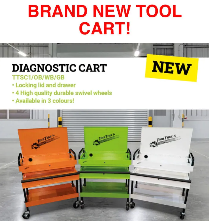 Diagnostic Tool Cart on Wheels