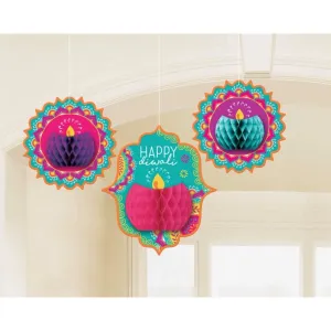 Diwali Honeycomb Hanging Decorations