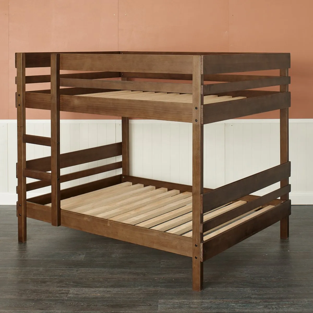 Double Bunk Bed with Trundle Bed