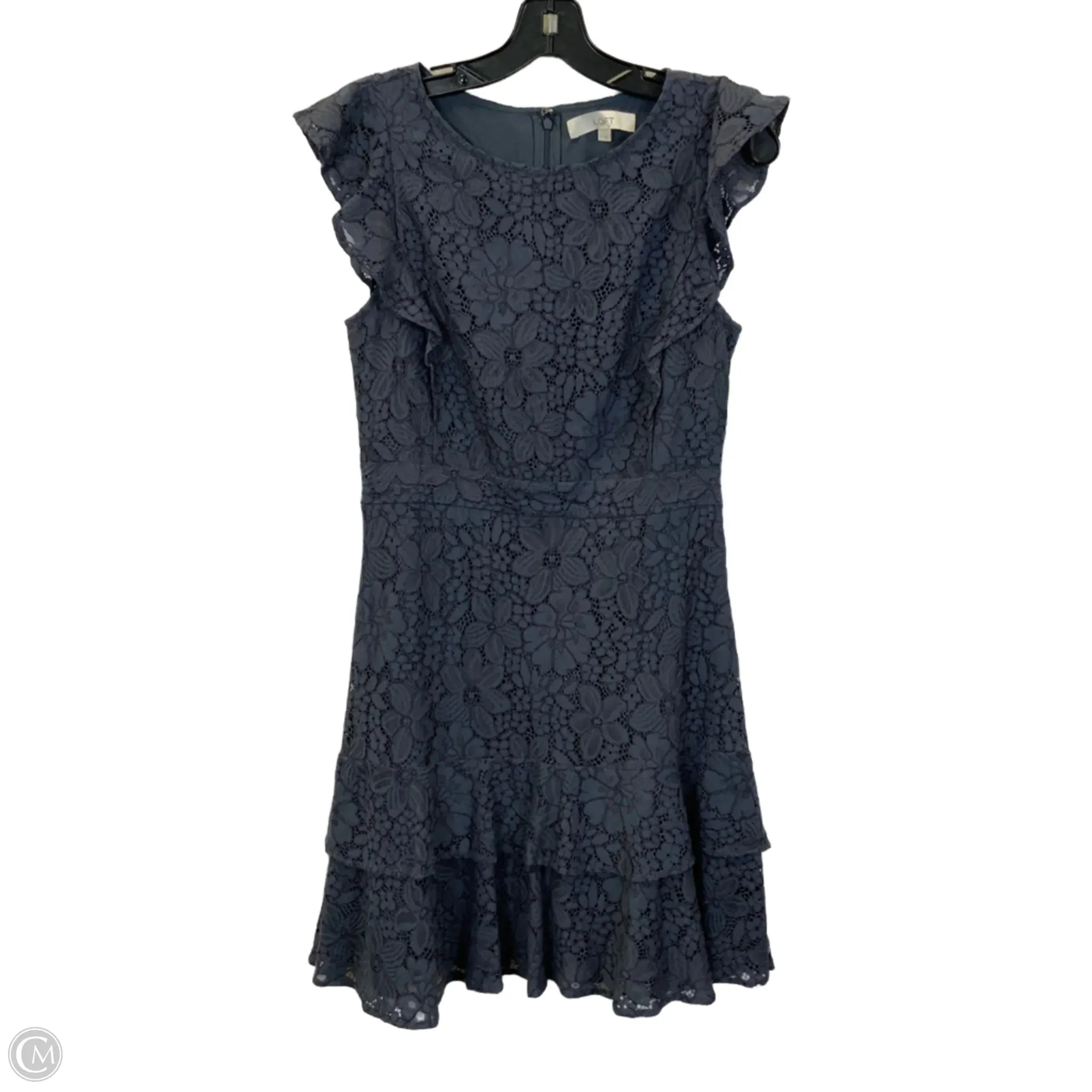 Dress Casual Short By Loft In Grey, Size: S