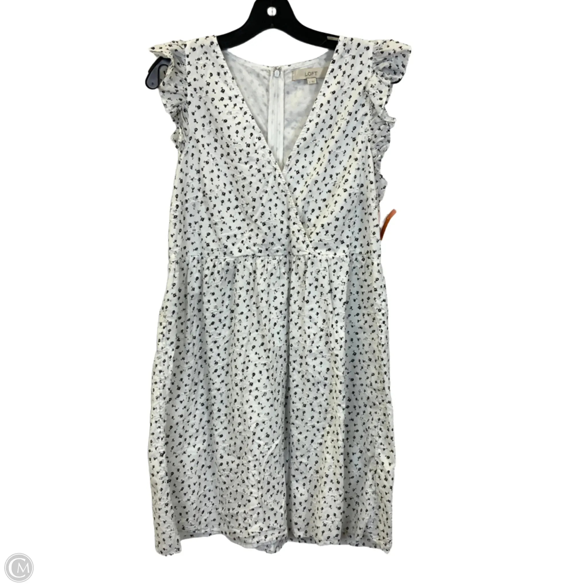 Dress Casual Short By Loft In White, Size: Xs