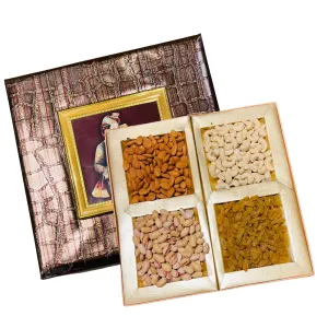 Dry Fruit Gift Box, 800gm Net Contents (Outer Cover Variable)